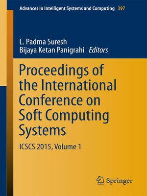 cover image of Proceedings of the International Conference on Soft Computing Systems